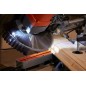 BLACK+DECKER Outillage - Scie à onglet électrique avec déplacement 1600 W BES700-QS