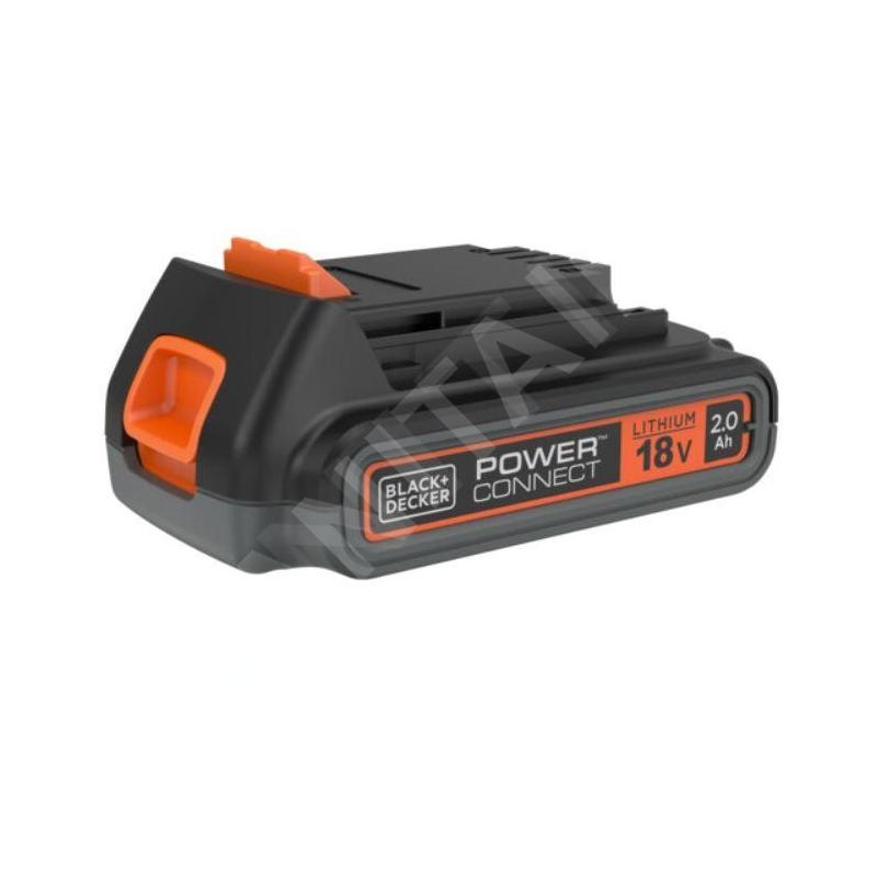 BLACK+DECKER Accessoires - Batterie 18V Li-Ion 2.0 Ah BL2018-XJ