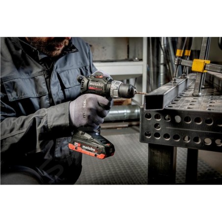 Metabo Outillage - Perceuse-visseuse sans fil 18 V, 2 batteries Li-HD 4,0 Ah, chargeur 602367800