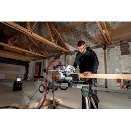 Metabo Outillage - Scie à onglets 254 mm, 1450 W, avec fonction radiale 613254900