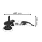 Bosch Outillage - Polisseuse 180 mm, 1400 W 0601389000