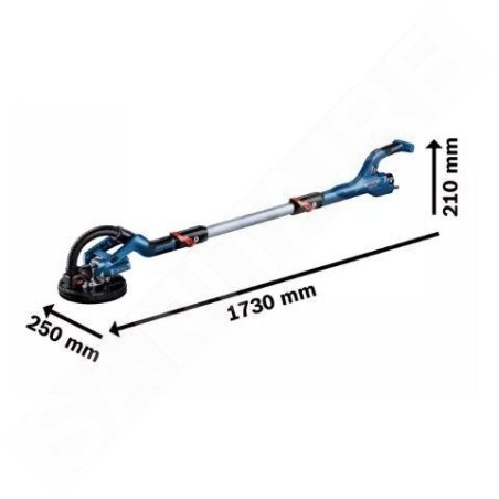 Bosch Outillage - Ponceuse pour plaques de plâtre 255 mm, 550 W 06017D4020