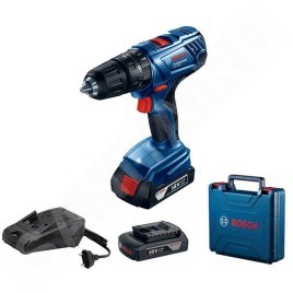 Bosch Outillage - Perceuse-visseuse à percussion sans fil 18V, 2 batteries Li-Ion 2,0 Ah, chargeur 06019F8307