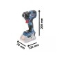 Bosch Outillage - Clé à chocs sans fil 18V, sans batterie ni chargeur 06019G4104