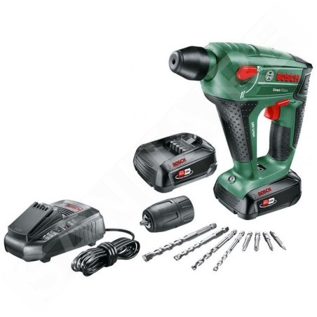 Bosch Outillage - Perforateur sans fil 18V, 2 batteries 2,5 Ah, chargeur 0603952327
