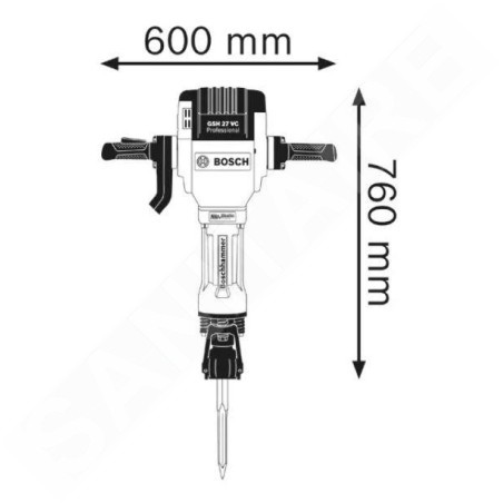 Bosch Outillage - Marteau piqueur 2000 W 061130A000
