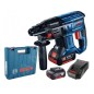 Bosch Outillage - Perforateur sans fil 18V, 2 batteries Li-Ion 18 V 4,0 Ah, chargeur 0611911121