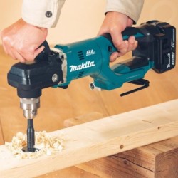 Makita Outillage - Perceuse d'angle sans fil 18V, 2 batteries 5,0 Ah, chargeur DDA450RTE