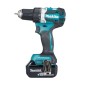 Makita Outillage - Perceuse-visseuse sans fil 18 V, 2 batteries 3,0 Ah, chargeur DDF484RFJ