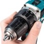 Makita Outillage - Perceuse-visseuse sans fil 18 V, 2 batteries 5,0 Ah, chargeur DDF484RTE