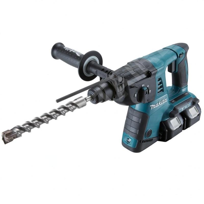 Makita Outillage - Perforateur-burineur sans fil 18V, 2 batteries 5.0 Ah, chargeur DHR263PT2J