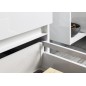 Sapho Odetta - Meuble-vasque, 670x500x435 mm, 2 tiroirs, blanc brillant DT070-3030 Sapho Odetta - Meuble-vasque, 670x500x435 mm, 2 tiroirs, blanc brillant DT070-3030