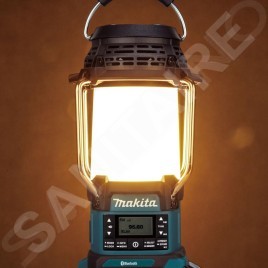 Makita Accessoires - Radio de chantier sans fil sans fil 18V avec lampe 310 lm, Bluetooth, sans batterie ni chargeur DMR056
