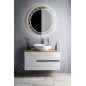 Sapho Odetta - Meuble-vasque, 670x500x435 mm, 2 tiroirs, blanc brillant DT070-3030 Sapho Odetta - Meuble-vasque, 670x500x435 mm, 2 tiroirs, blanc brillant DT070-3030
