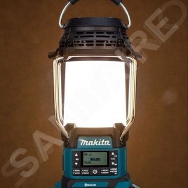 Makita Accessoires - Radio de chantier sans fil sans fil 18V avec lampe 310 lm, Bluetooth, sans batterie ni chargeur DMR056