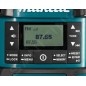 Makita Accessoires - Radio de chantier sans fil sans fil 18V avec lampe 310 lm, Bluetooth, sans batterie ni chargeur DMR056