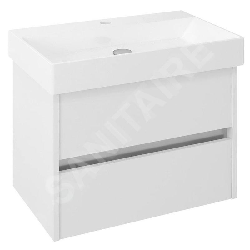 Sapho Nirona - Meuble-vasque, 670x515x430 mm, blanc NR070-3030 Sapho Nirona - Meuble-vasque, 670x515x430 mm, blanc NR070-3030