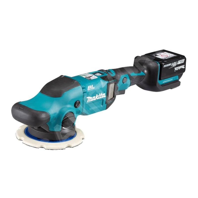 Makita Outillage - Polisseuse sans fil 18V 150 mm, 2 batteries 5,0 Ah, chargeur DPO600RTE