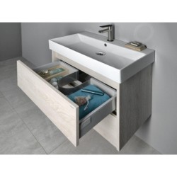 Sapho Nirona - Meuble-vasque, 670x515x430 mm, blanc NR070-3030