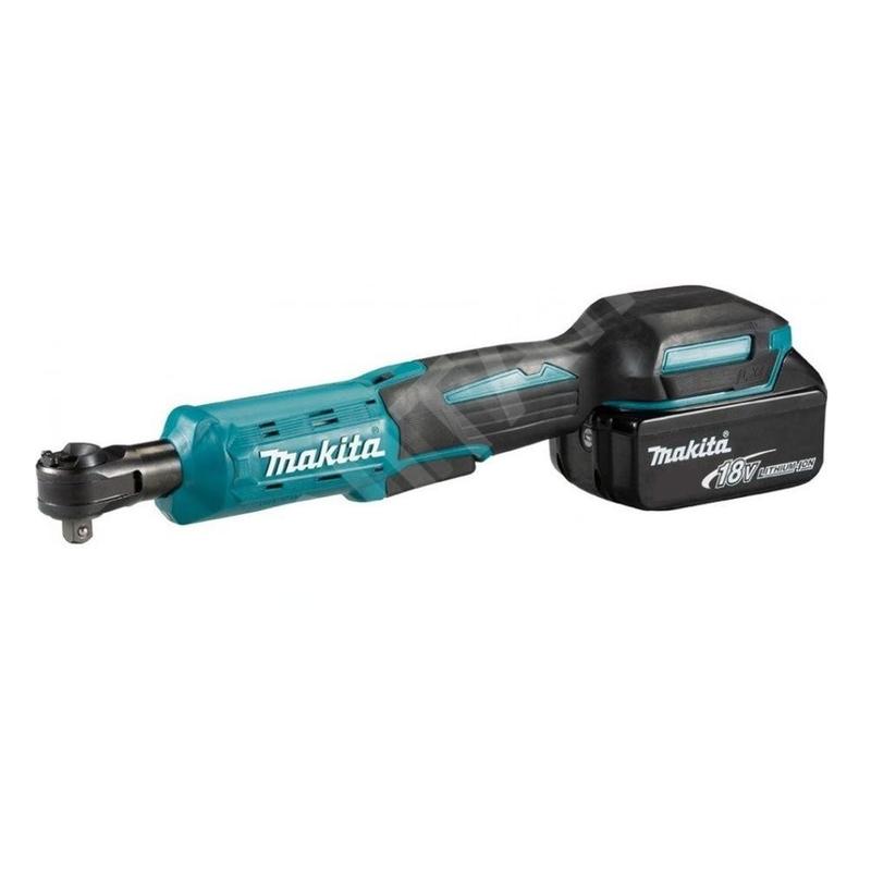 Makita Outillage - Clé à cliquet sans fil 18V, 1 batterie 2,0 Ah, chargeur DWR180RA