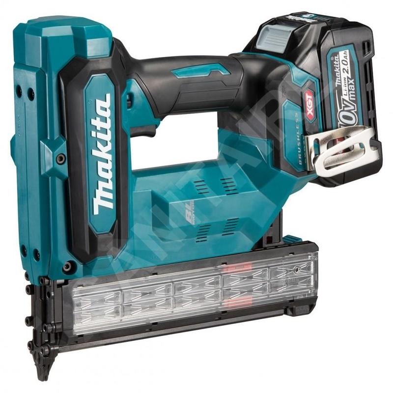 Makita Outillage - Cloueuse sans fil 40V 15-40 mm, 2 batteries 2,0 Ah, chargeur FN001GA201