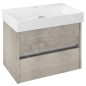 Sapho Nirona - Meuble-vasque, 670x515x430 mm, chêne Mocca NR070-1212 Sapho Nirona - Meuble-vasque, 670x515x430 mm, chêne Mocca NR070-1212