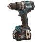 Makita Outillage - Perceuse-visseuse à percussion sans fil 40V, 2 batteries 2,0 Ah, chargeur HP002GA201