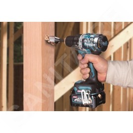 Makita Outillage - Perceuse-visseuse à percussion sans fil 40V, 2 batteries 2,0 Ah, chargeur HP002GA201