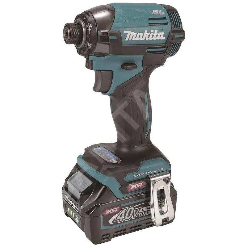 Makita Outillage - Clé à chocs sans fil 40V, 2 batteries 2.5 Ah, chargeur TD002GD202