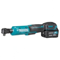 Makita Outillage - Clé à cliquet sans fil 12V, 1 batterie 4,0 Ah, chargeur WR100DSM