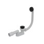 Alcadrain Garnitures de vidage - Garniture de vidage et trop-plein pour baignoire, longueur 800 mm, ClickClack, noir mat Alcadrain Garnitures de vidage - Garniture de vidage et trop-plein pour baignoire, longueur 800 mm, ClickClack, noir mat