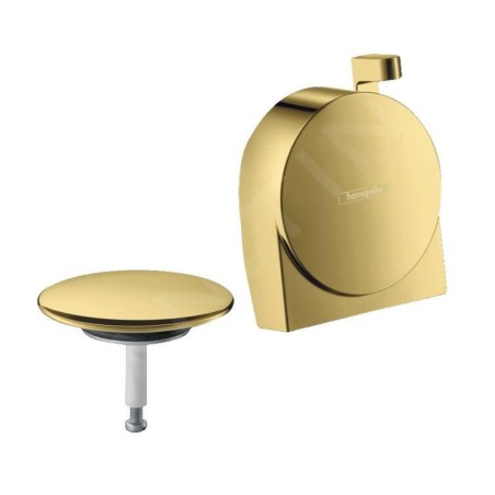 Hansgrohe Exafill S - Set de finition pour bec de baignoire, or poli 58117990