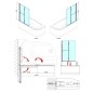 Polysan Odessa - Paroi de baignoire pneumatique 970 mm, aluminium poli/verre clair 37127 Polysan Odessa - Paroi de baignoire pneumatique 970 mm, aluminium poli/verre clair 37127