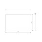Polysan Plain - Panneau latéral 90, 900 x 590 mm, blanc 72714 Polysan Plain - Panneau latéral 90, 900 x 590 mm, blanc 72714