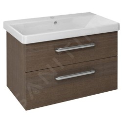Sapho Theia - Meuble lavabo 756x500x435 mm, 2 tiroirs, pin rustique TH080-1616