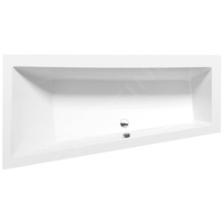 Polysan Baignoires - Baignoire asymétrique Andra L, 1800 x 900 x 450 mm, blanc 72872