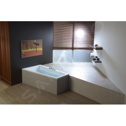 Polysan Baignoires - Baignoire asymétrique Andra L, 1800 x 900 x 450 mm, blanc 72872