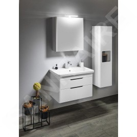 Sapho Ella - Meuble-vasque 765x500x430 cm, 2 tiroirs, blanc EL080-3030