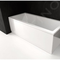 Polysan Couvert - Panneau frontal gauche 180 L, 180 x 52 cm, blanc 72857