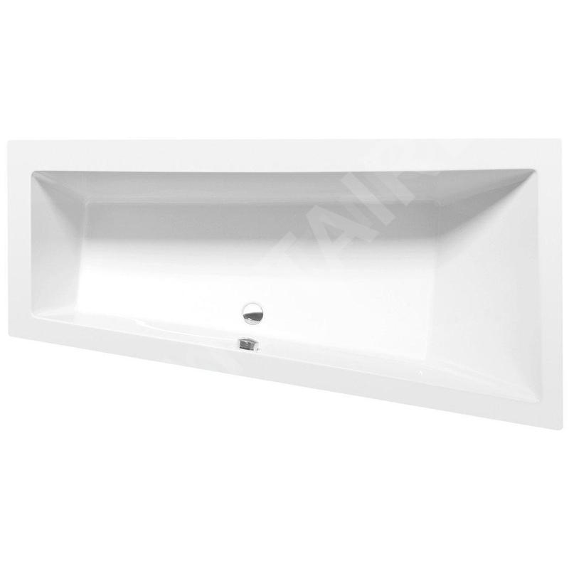 Polysan Baignoires - Baignoire asymétrique Andra R, 1800 x 900 x 450 mm, blanc 78771 Polysan Baignoires - Baignoire asymétrique Andra R, 1800 x 900 x 450 mm, blanc 78771