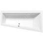 Polysan Baignoires - Baignoire asymétrique Andra R, 1800 x 900 x 450 mm, blanc 78771 Polysan Baignoires - Baignoire asymétrique Andra R, 1800 x 900 x 450 mm, blanc 78771
