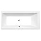 Polysan Baignoires - Baignoire rectangulaire CLEO, 1600 x 750 x 480 mm, blanc 93611 Polysan Baignoires - Baignoire rectangulaire CLEO, 1600 x 750 x 480 mm, blanc 93611