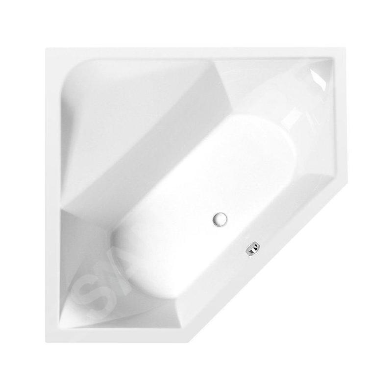 Polysan Baignoires - Baignoire d´angle FLOSS 1450 x 1450 x 500 mm, blanc 98611 Polysan Baignoires - Baignoire d´angle FLOSS 1450 x 1450 x 500 mm, blanc 98611