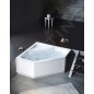 Polysan Baignoires - Baignoire d´angle FLOSS 1450 x 1450 x 500 mm, blanc 98611 Polysan Baignoires - Baignoire d´angle FLOSS 1450 x 1450 x 500 mm, blanc 98611
