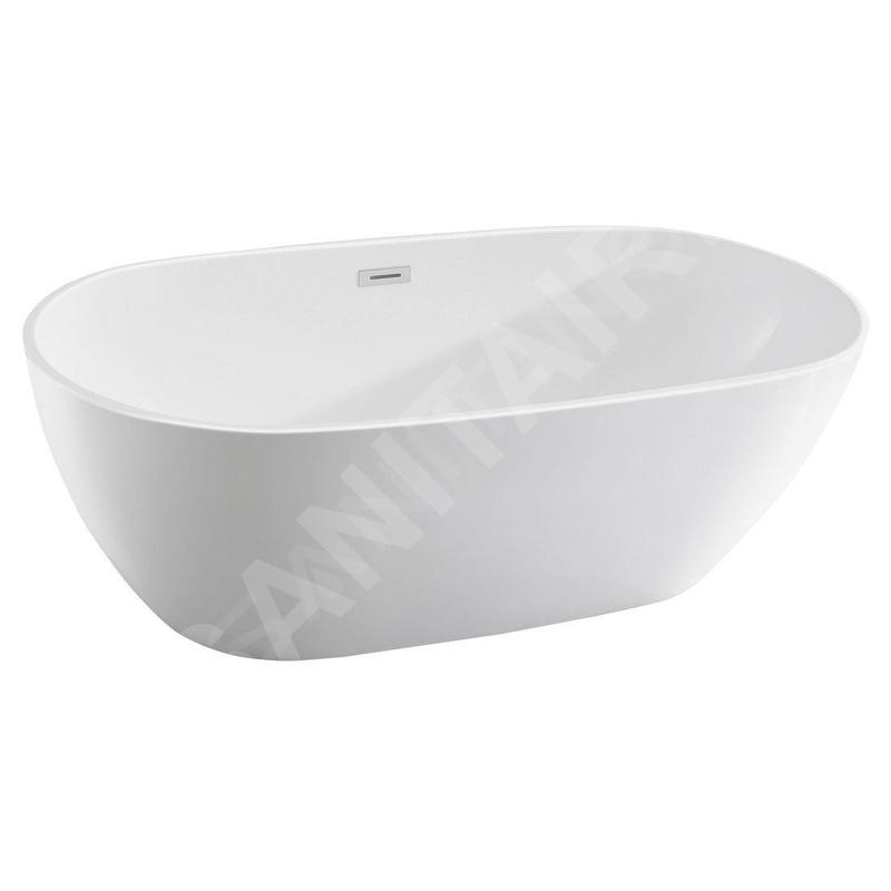 Aqualine Baignoires - Baignoire autoportante, 1800x800 mm, blanc E1880 Aqualine Baignoires - Baignoire autoportante, 1800x800 mm, blanc E1880