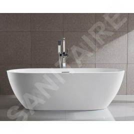 Aqualine Baignoires - Baignoire autoportante, 1800x800 mm, blanc E1880