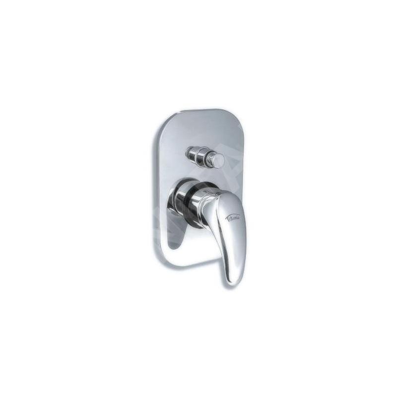 Novaservis Titania Lux - Robinetterie de baignoire encastrée, avec inverseur pour 2 sorties, chrome 91050R,0 Novaservis Titania Lux - Robinetterie de baignoire encastrée, avec inverseur pour 2 sorties, chrome 91050R,0