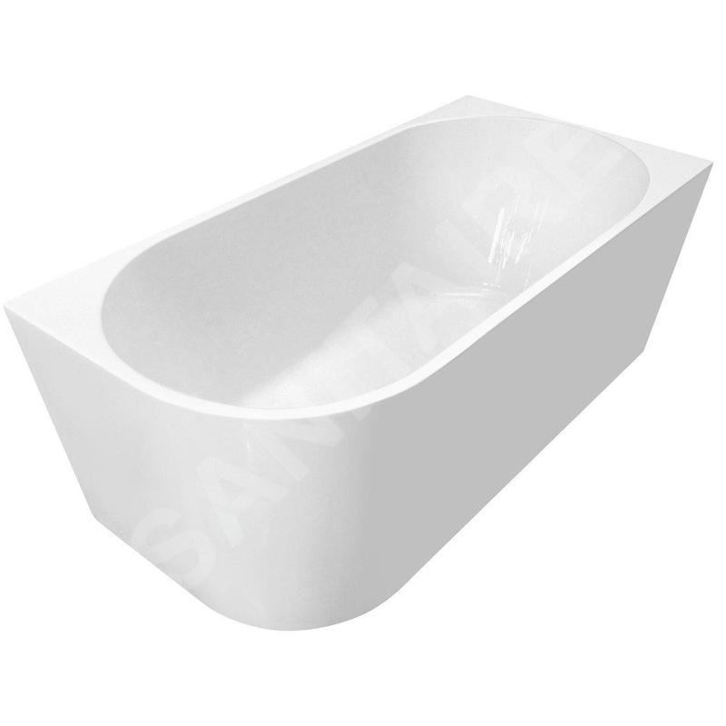 Aqualine Baignoires - Baignoire d'angle Tibera, 1700x800 mm, droit, blanc E1015 Aqualine Baignoires - Baignoire d'angle Tibera, 1700x800 mm, droit, blanc E1015