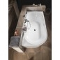 Aqualine Baignoires - Baignoire d'angle Tibera, 1700x800 mm, droit, blanc E1015 Aqualine Baignoires - Baignoire d'angle Tibera, 1700x800 mm, droit, blanc E1015