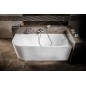 Aqualine Baignoires - Baignoire d'angle Tibera, 1700x800 mm, droit, blanc E1015 Aqualine Baignoires - Baignoire d'angle Tibera, 1700x800 mm, droit, blanc E1015